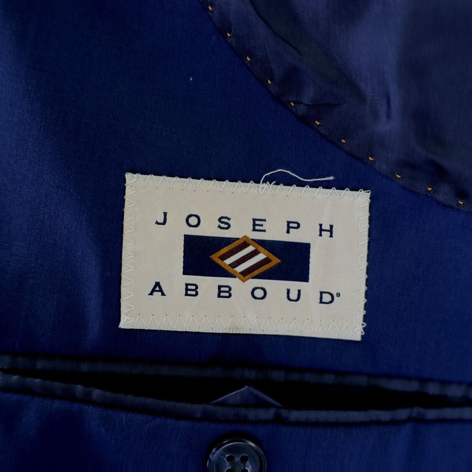 Joseph Abboud Joseph Abboud Marzotto 120s Wool Twill Blue 38S / Slim 40S B Size 38S - 8 Thumbnail