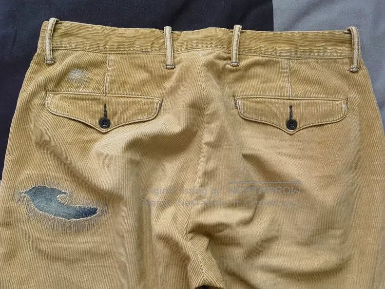 RRL Ralph Lauren RRL Ralph Lauren Corduroy out of print vintage patched pan Size US 32 / EU 48 - 6 Thumbnail