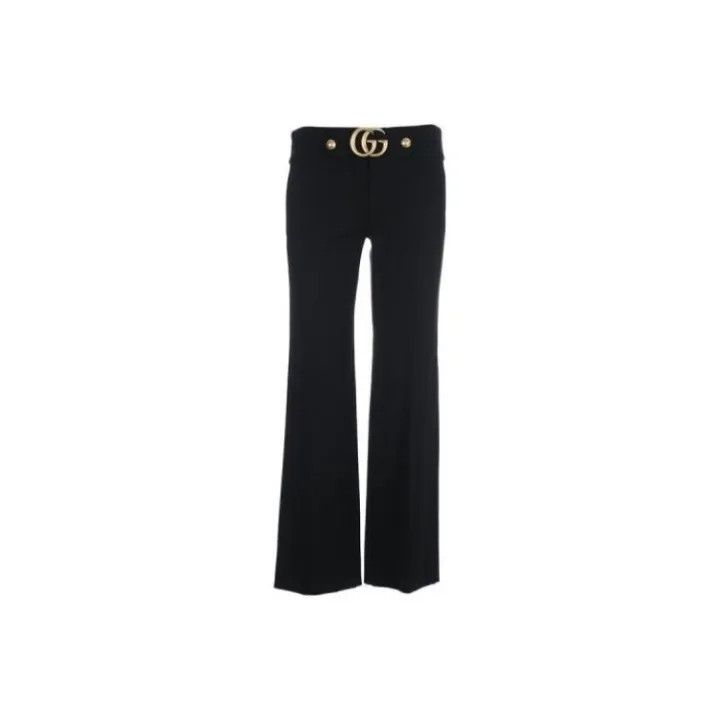 Gucci Logo Casual Trousers for Women