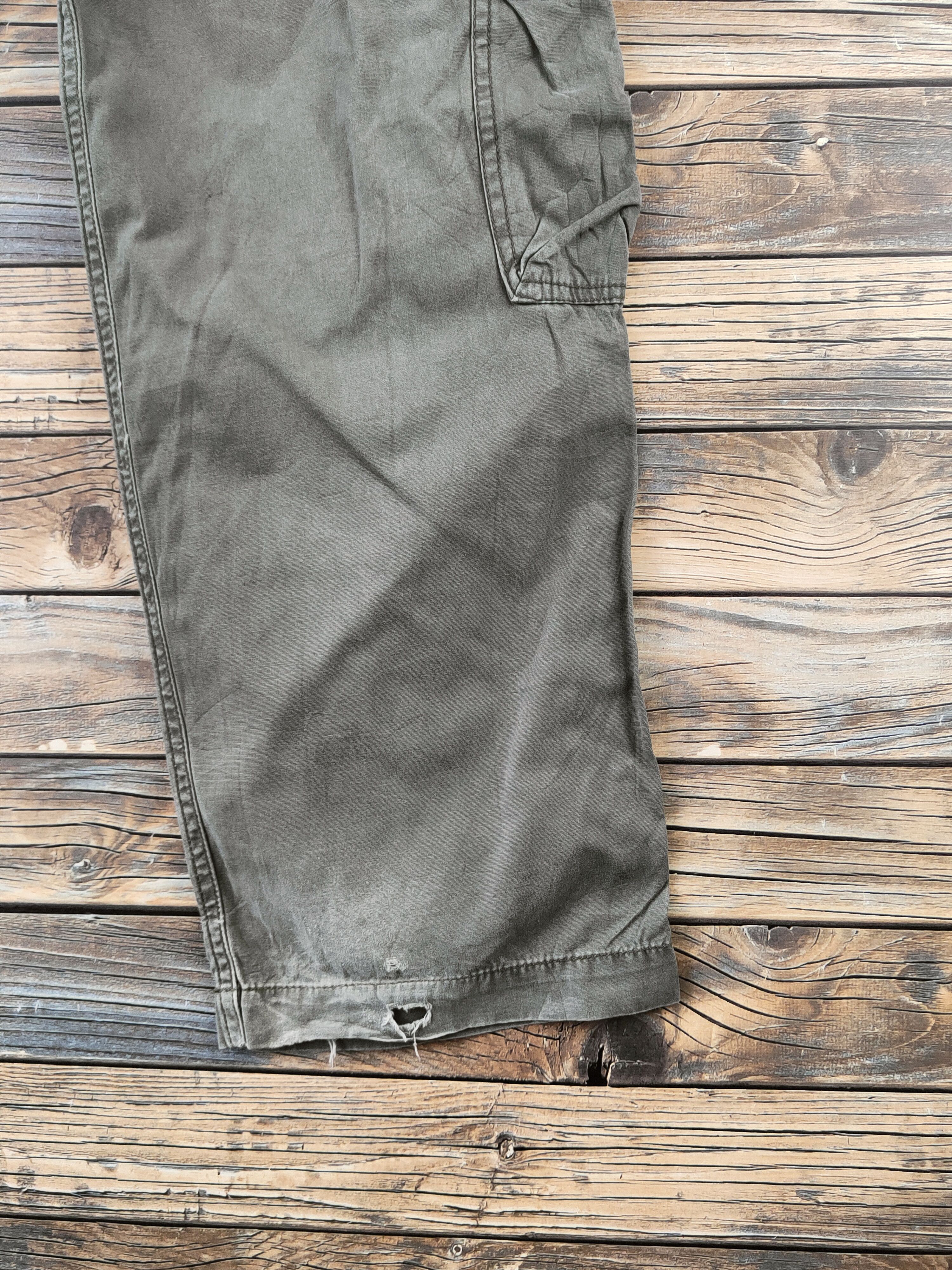 Surplus Research DL Surplus Green Multipocket Cargo Pants #46-954 Size US 31 - 12 Thumbnail