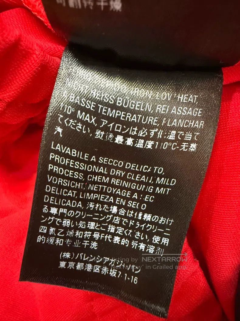 Balenciaga Balenciaga Red Casual Trousers Size 33" - 8 Thumbnail