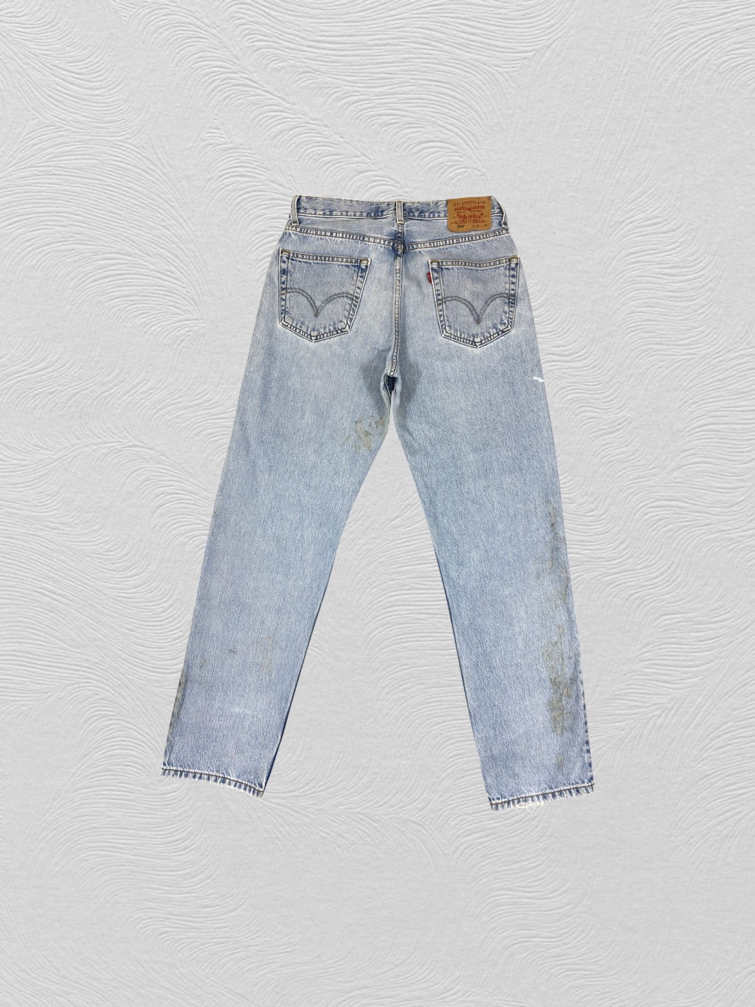 Levi's Mid Blue Vintage Levi's 550 Jeans 31x32.5 Denim -SJ195 Size US 31 - 2 Thumbnail