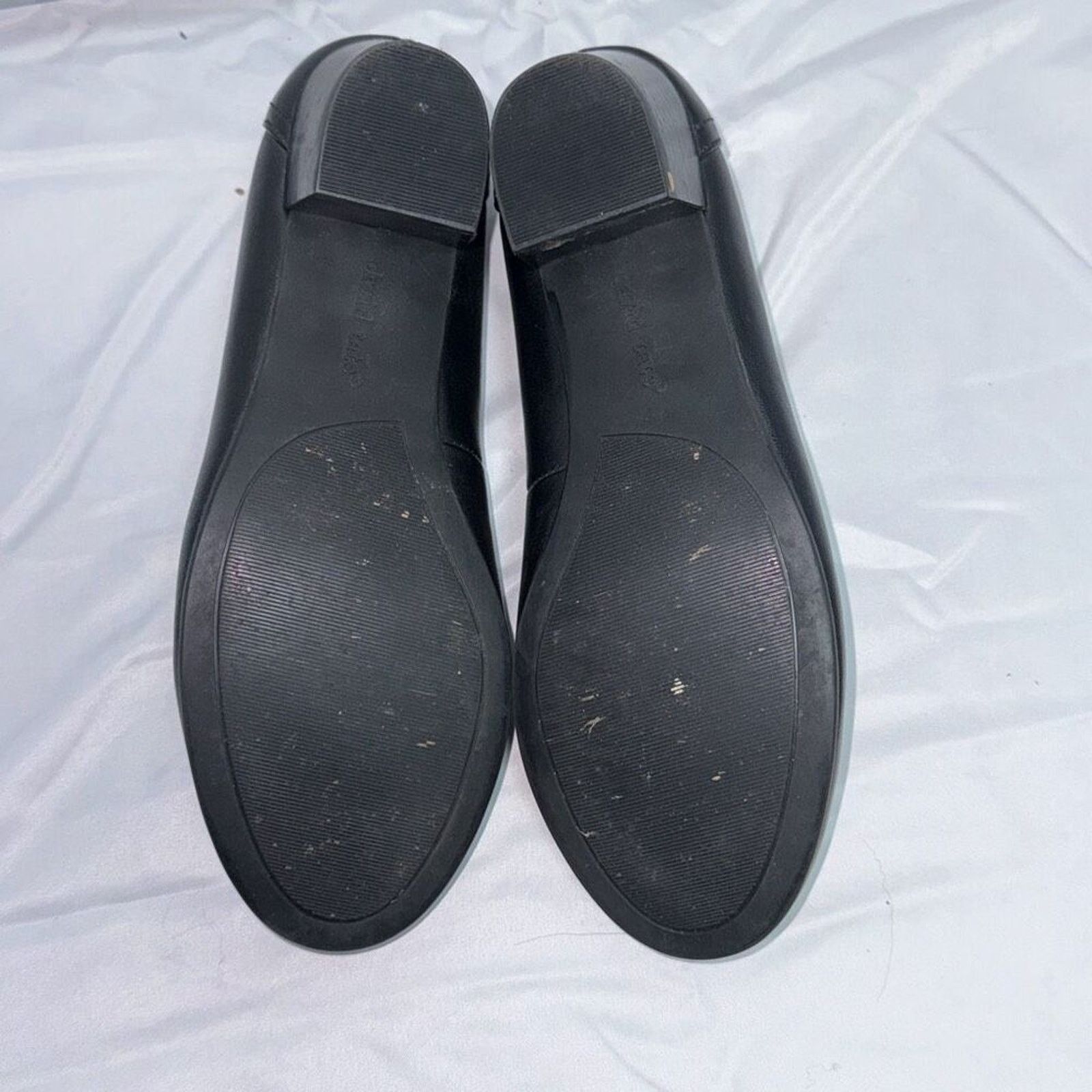 Other David Tate Black Leather Round Toe Court Heels | Sz 7.5 Size US 7.5 / IT 37.5 - 9 Thumbnail