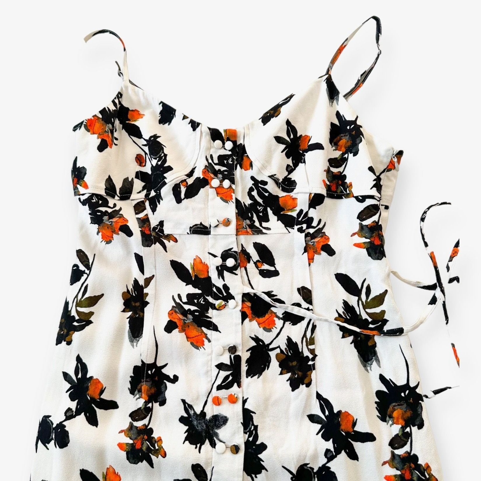 Derek Lam 10 Crosby Derek Lam Floral Camisole Dress, Size 6 Size M / US 6-8 / IT 42-44 - 8 Thumbnail