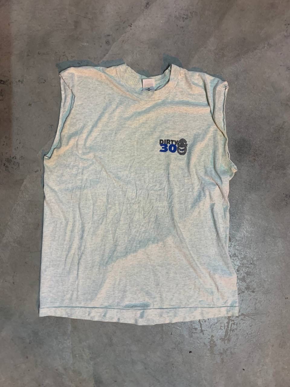🔥CYBER WEEK🔥 Tshirt Vintage Dirty 30 Cut Sleeve