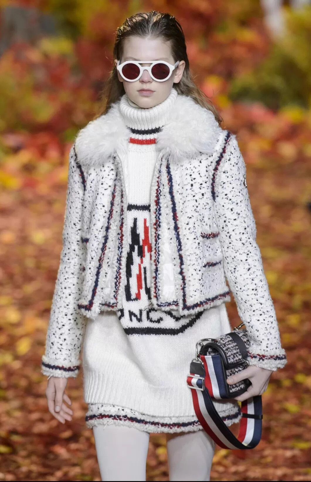 Moncler Moncler Nyenk women's b&w colorblock wool jacket Size XS / US 0-2 / IT 36-38 - 2 Thumbnail