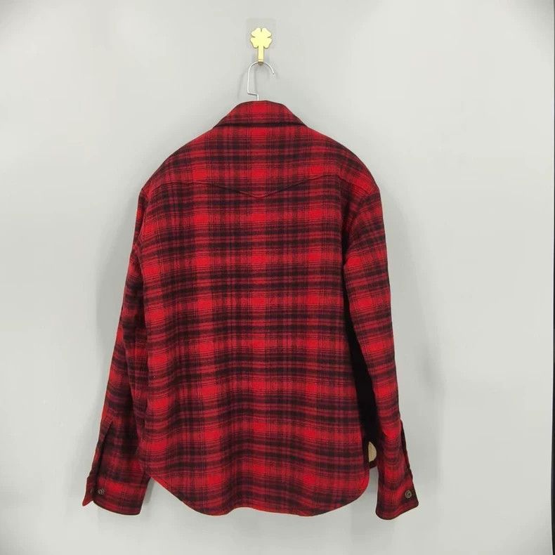 Saint Laurent Paris Saint laurent paris Red plaid jacket with lambswool lining Size US M / EU 48-50 / 2 - 2 Thumbnail