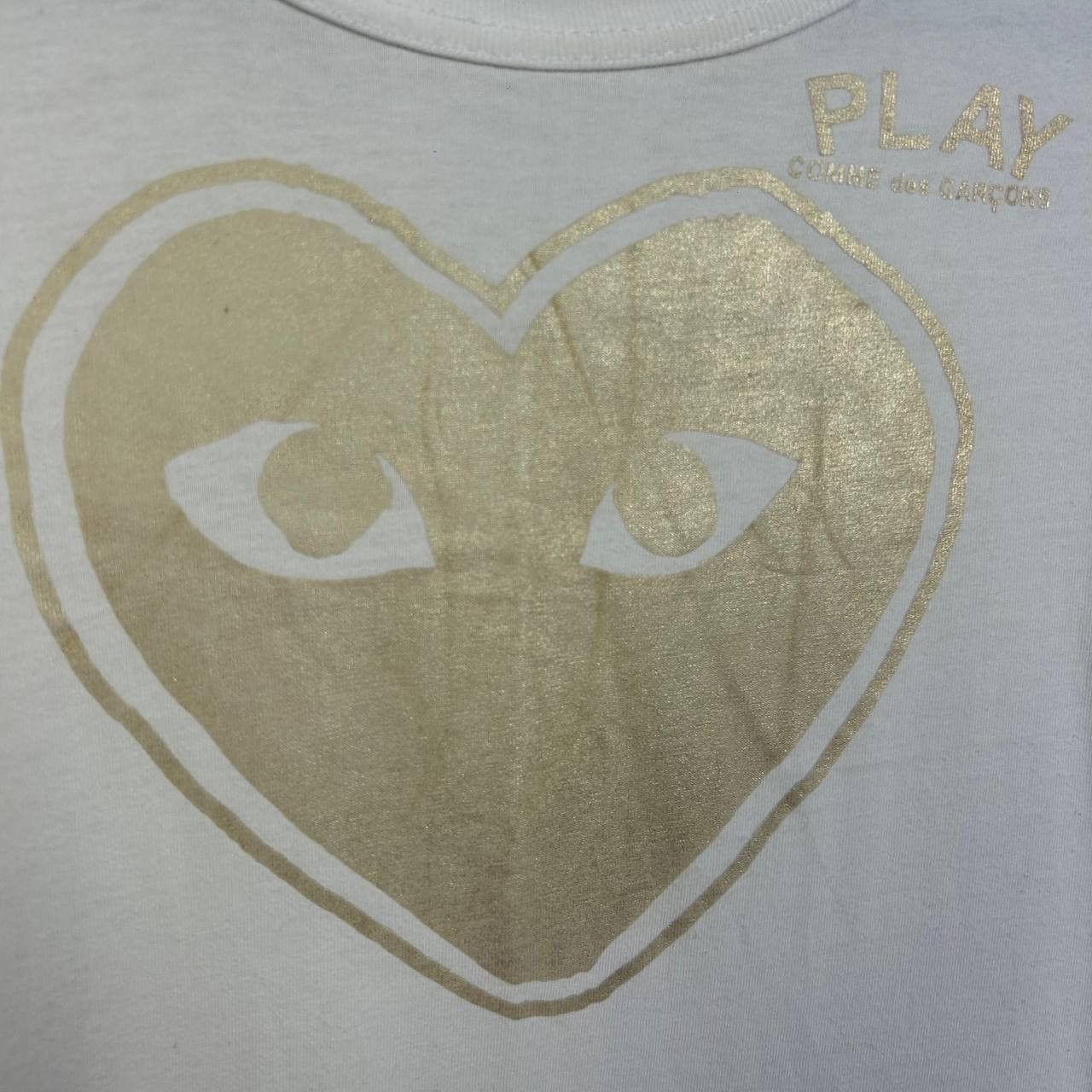 Comme des Garcons PLAY Luxury Play Comme Des Garcons Big logo y2k designer tee Size US M / EU 48-50 / 2 - 3 Thumbnail