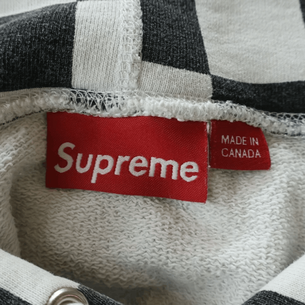Supreme Supreme 13SS Checkered Hoodie Black White Size US M / EU 48-50 / 2 - 8 Thumbnail
