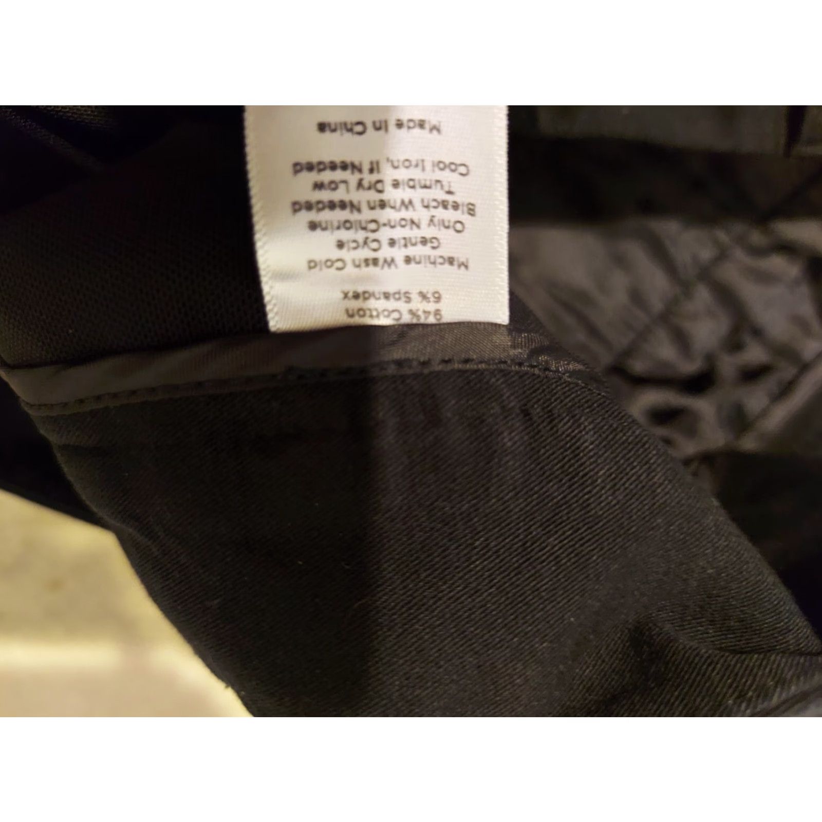 Talbots Womens Talbots Pants Chino Black 12 Regular Talbots Chino Pants Womens 12 Black Chino Slack Dress Pants Size 34" / US 12 / IT 48 - 5 Thumbnail