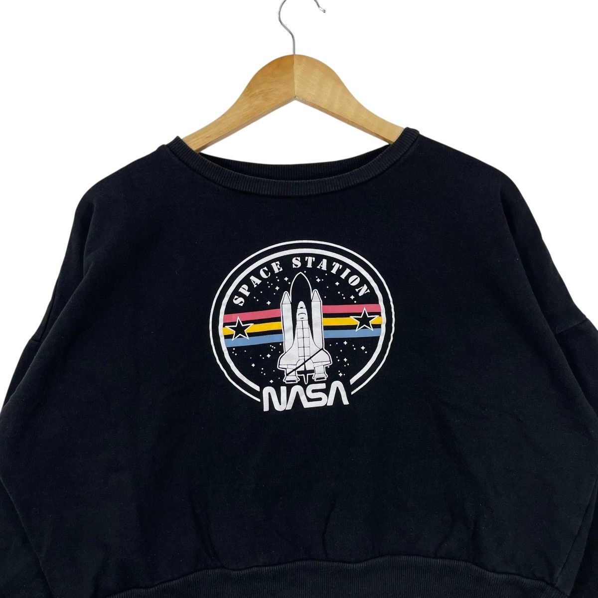 Other Nasa Crop Top Pullover Jumper Sweatshirt Size XXL / US 16-18 / IT 52-54 - 3 Thumbnail