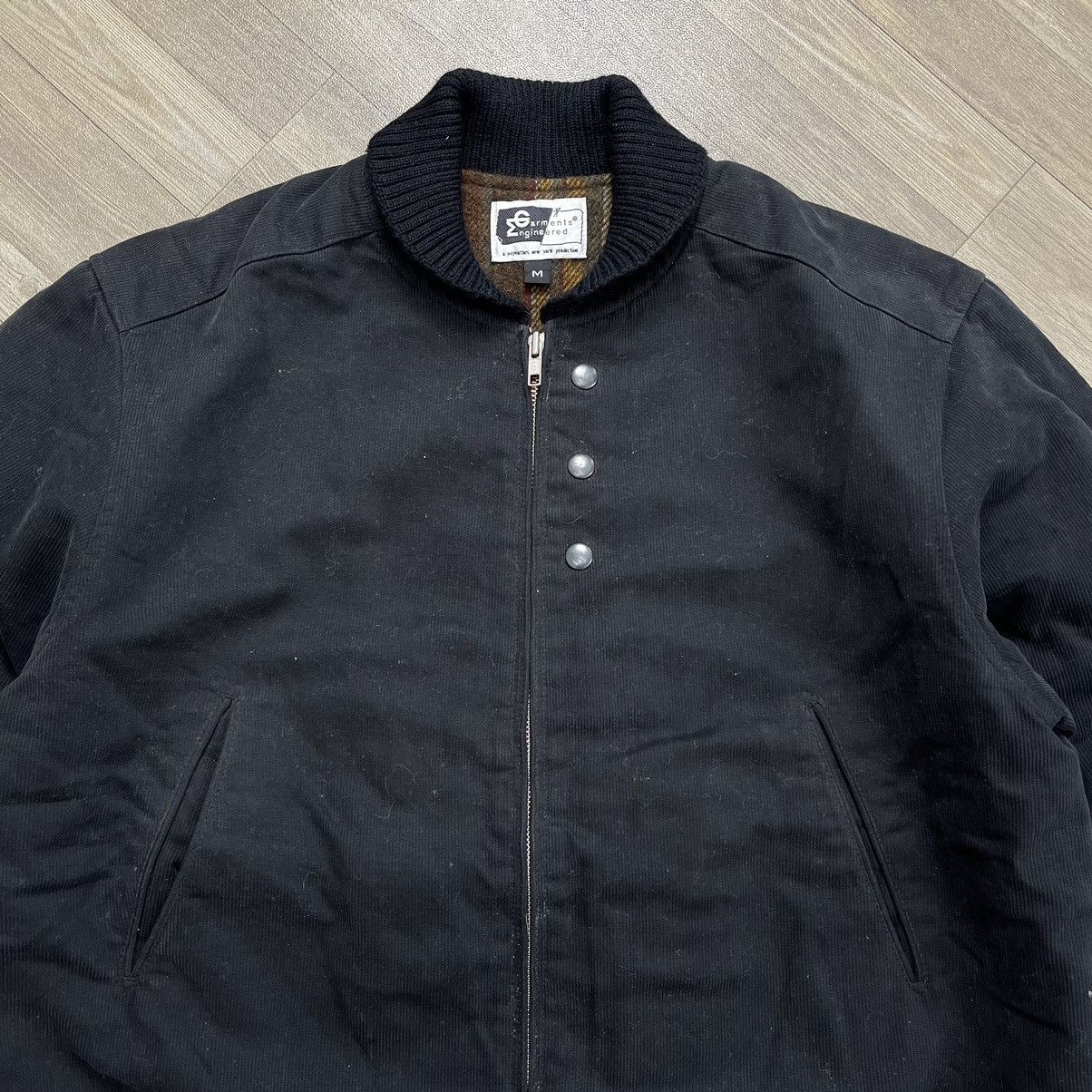 Vintage Engineered Garments Aviator Bomber Woll Jacket