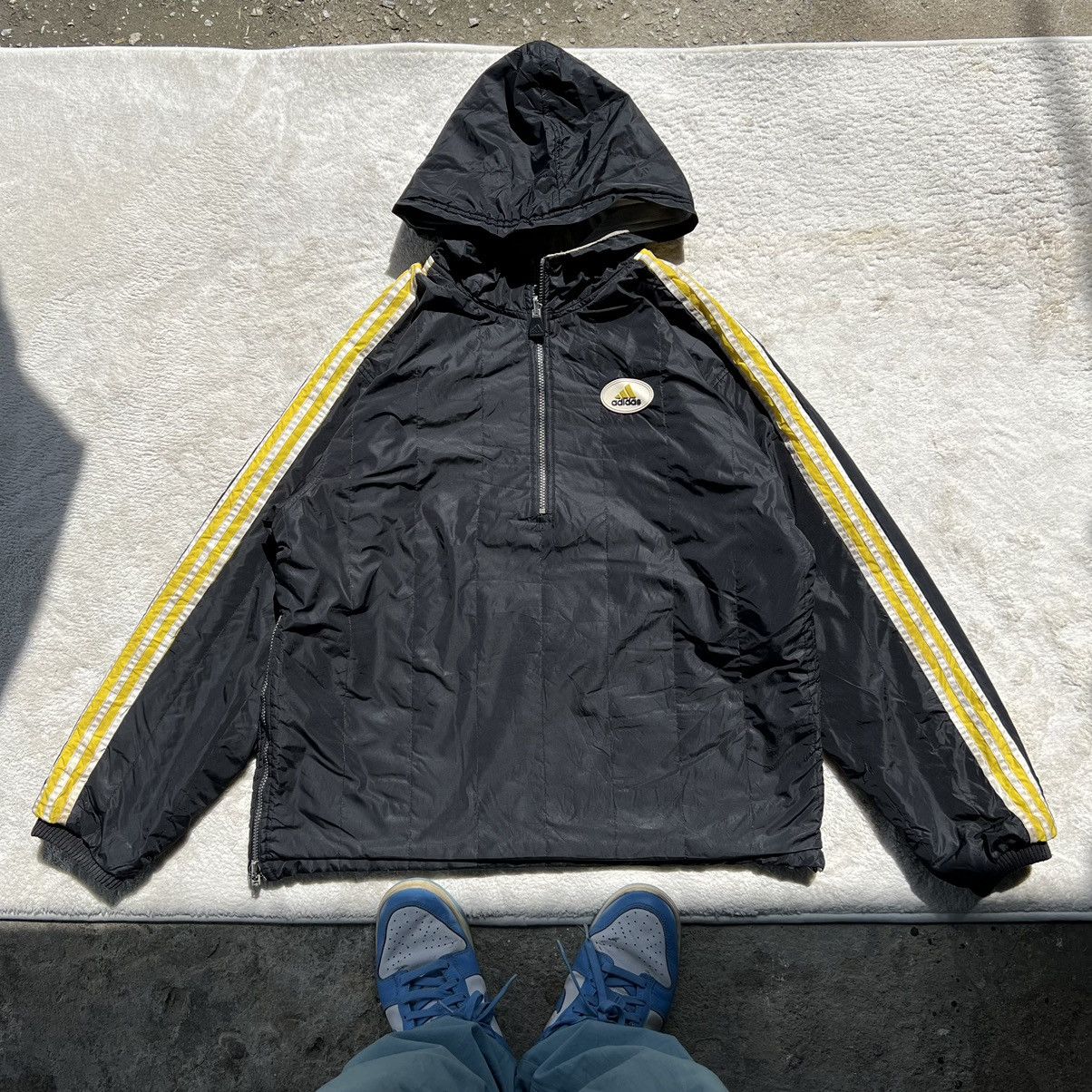 Adidas × Japanese Brand × Vintage Vintage Adidas Reversible Puffer Jacket Size US M / EU 48-50 / 2 - 1 Thumbnail
