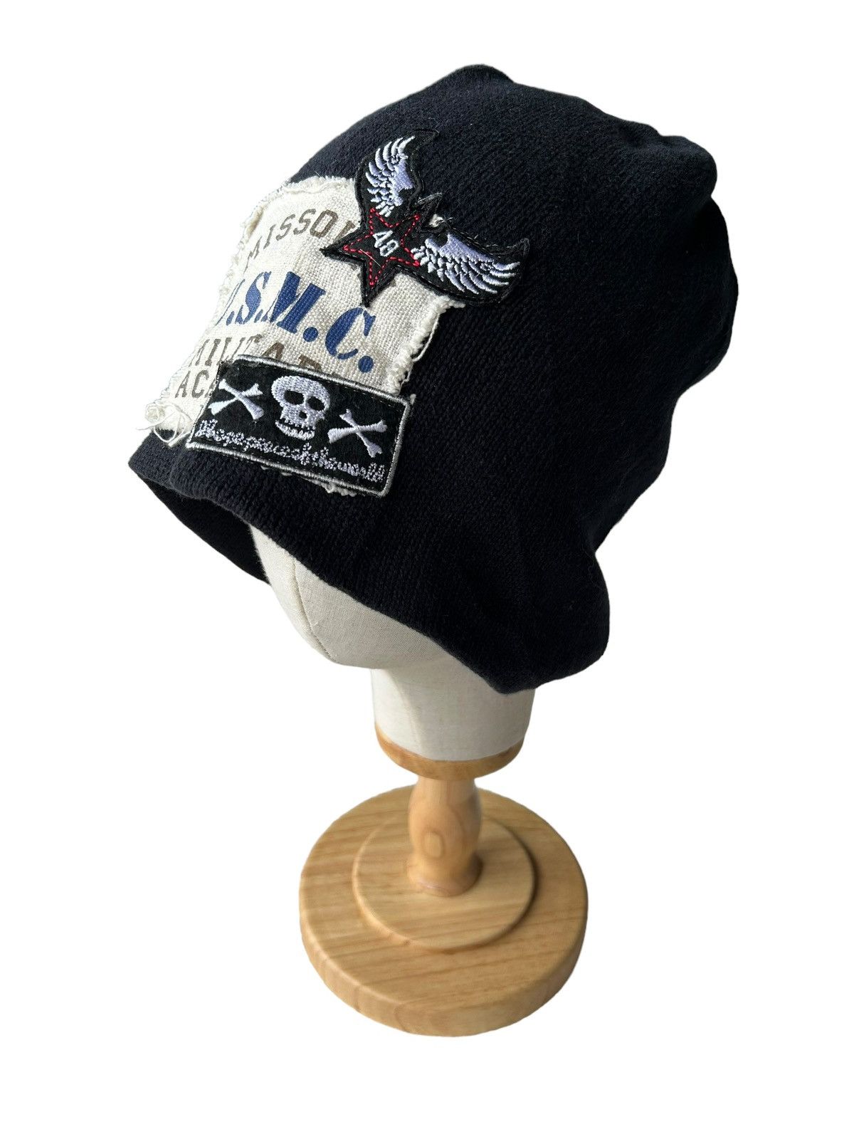 Japanese Brand USMC Skull Beanie Hats snowcap Size ONE SIZE - 2 Thumbnail
