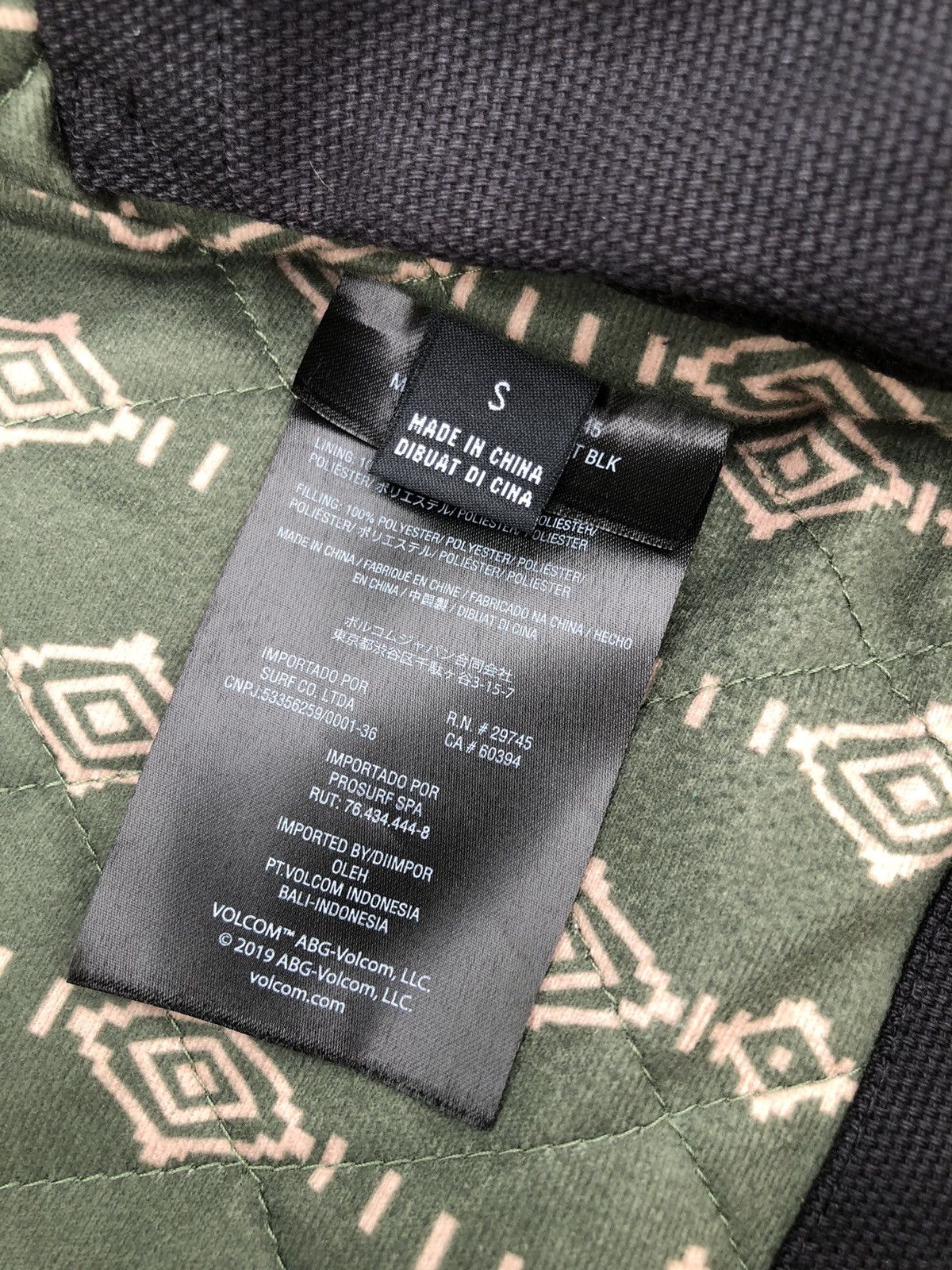 Volcom VOLCOM (AUTHENTIC) vest PROVOST signature water resistant Size US S / EU 44-46 / 1 - 14 Thumbnail
