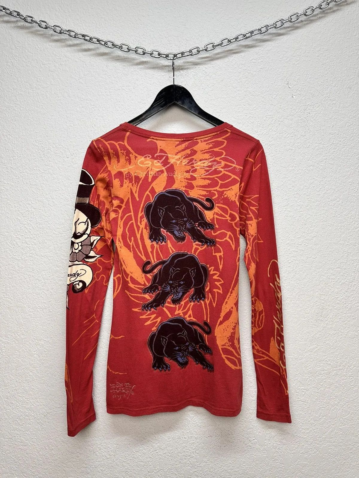 14th Addiction Christian Audigier Longsleeve Shirt Ed Hardy Vintage Y2K Size US S / EU 44-46 / 1 - 2 Thumbnail
