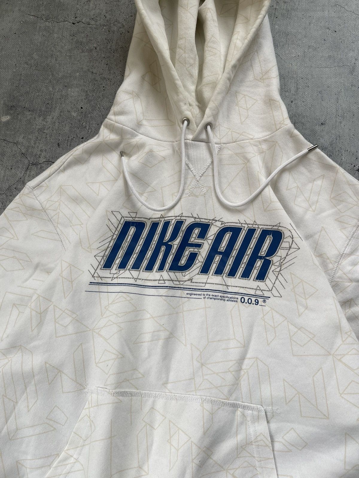 Nike × Vintage 00s Nike Air Vintage Hoodie Drill Size US L / EU 52-54 / 3 - 4 Thumbnail
