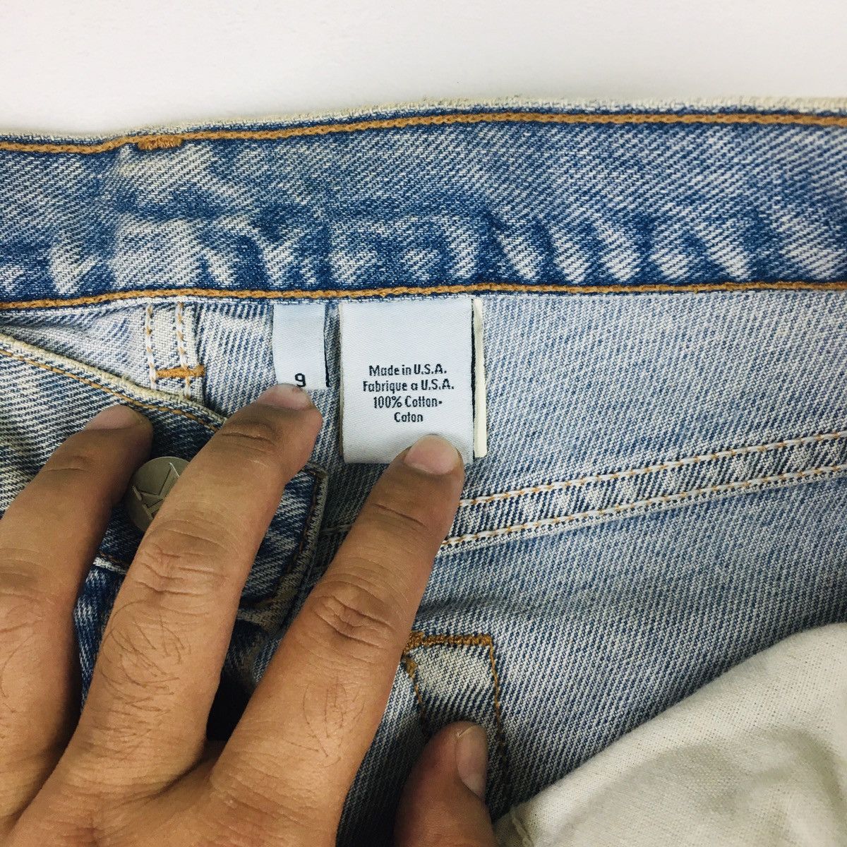 Calvin Klein Vintage Calvin Klein Flare Jean Made in USA Size US 31 - 10 Thumbnail