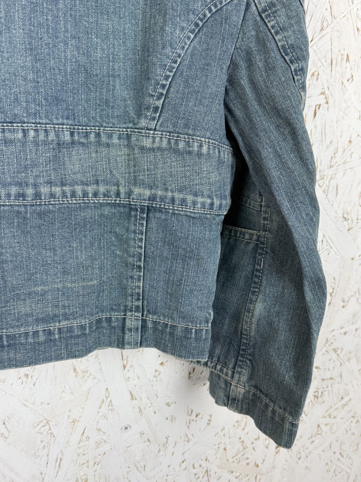 Jean Paul Gaultier Vintage Jean Paul Gaultier Jean’s Short Denim Jacket Blue 38 Size XS / US 0-2 / IT 36-38 - 10 Thumbnail