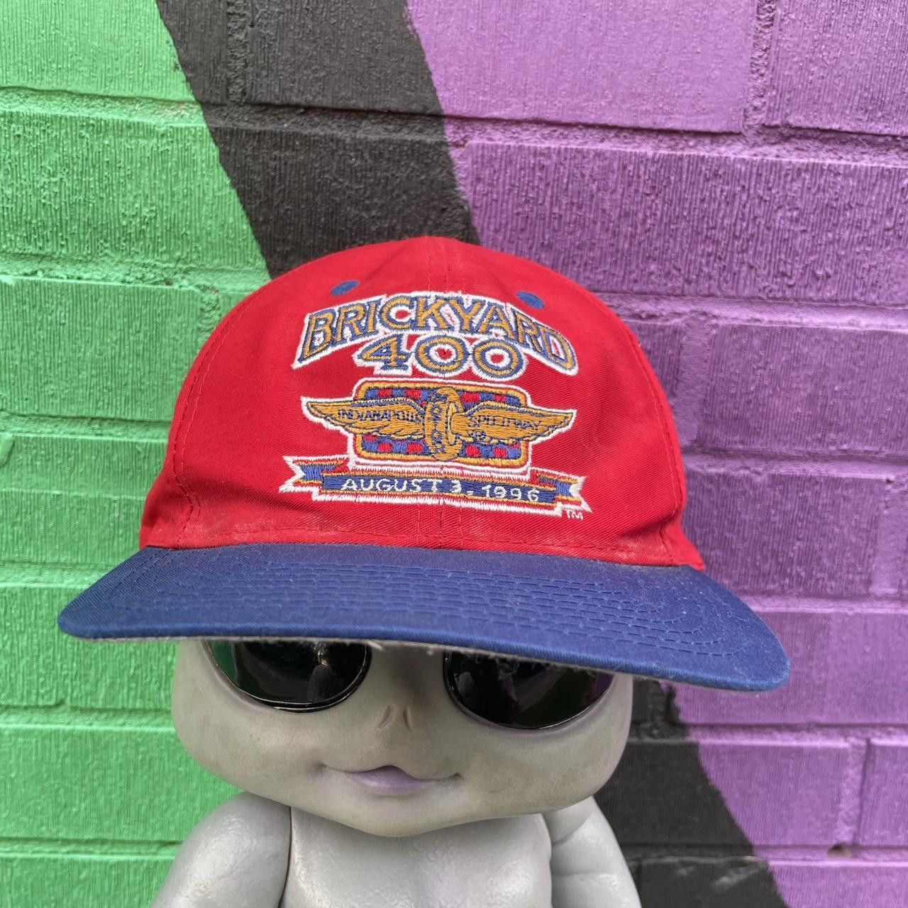 NASCAR 1996 Brickyard 400 Nascar Racing Snapback Hat Vintage 90s Size ONE SIZE - 1 Thumbnail