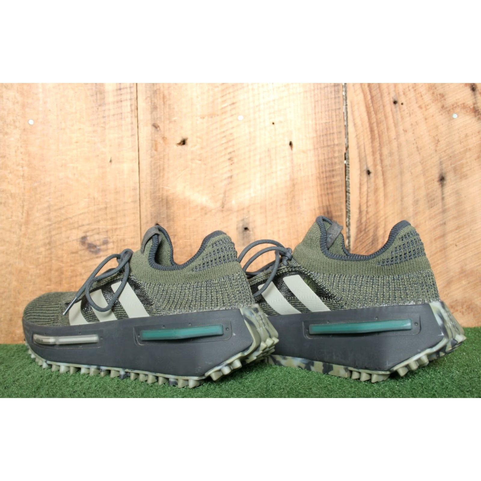 Adidas adidas NMD S1 Focoli/Silpeb/Carbon Primeknit Camo Sole Trainers Men's Sz. 10 - Green, 2023, IE2075, Sneaker, Athletic, MENS Size US 10 / EU 43 - 3 Thumbnail