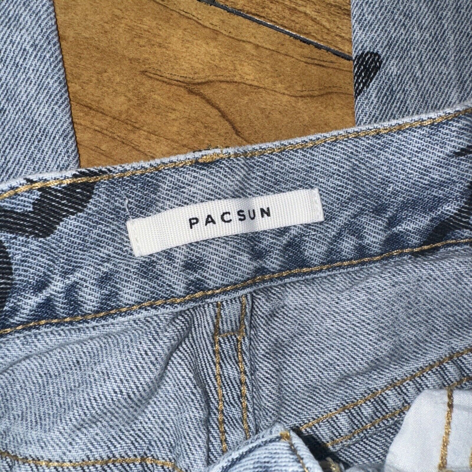 Pacsun Pacsun Denim Jeans W Butterfly’s High Rise Straight 24x28 Size 24" / US 00 / IT 34 - 5 Thumbnail