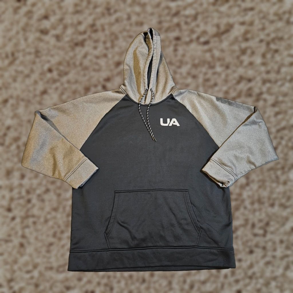 Under Armour Under Armour Sweatshirt Mens 2XL Black Gray Hooding Stretch Casual Athletic Shirt Size US XXL / EU 58 / 5 - 1 Thumbnail