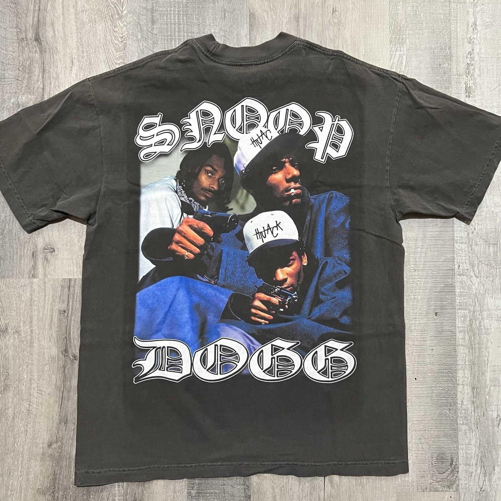 Vintage HiJack T Shirt Snoop Dogg Rap Tee Black Faded Hip Hop USA L Size US L / EU 52-54 / 3 - 2 Thumbnail