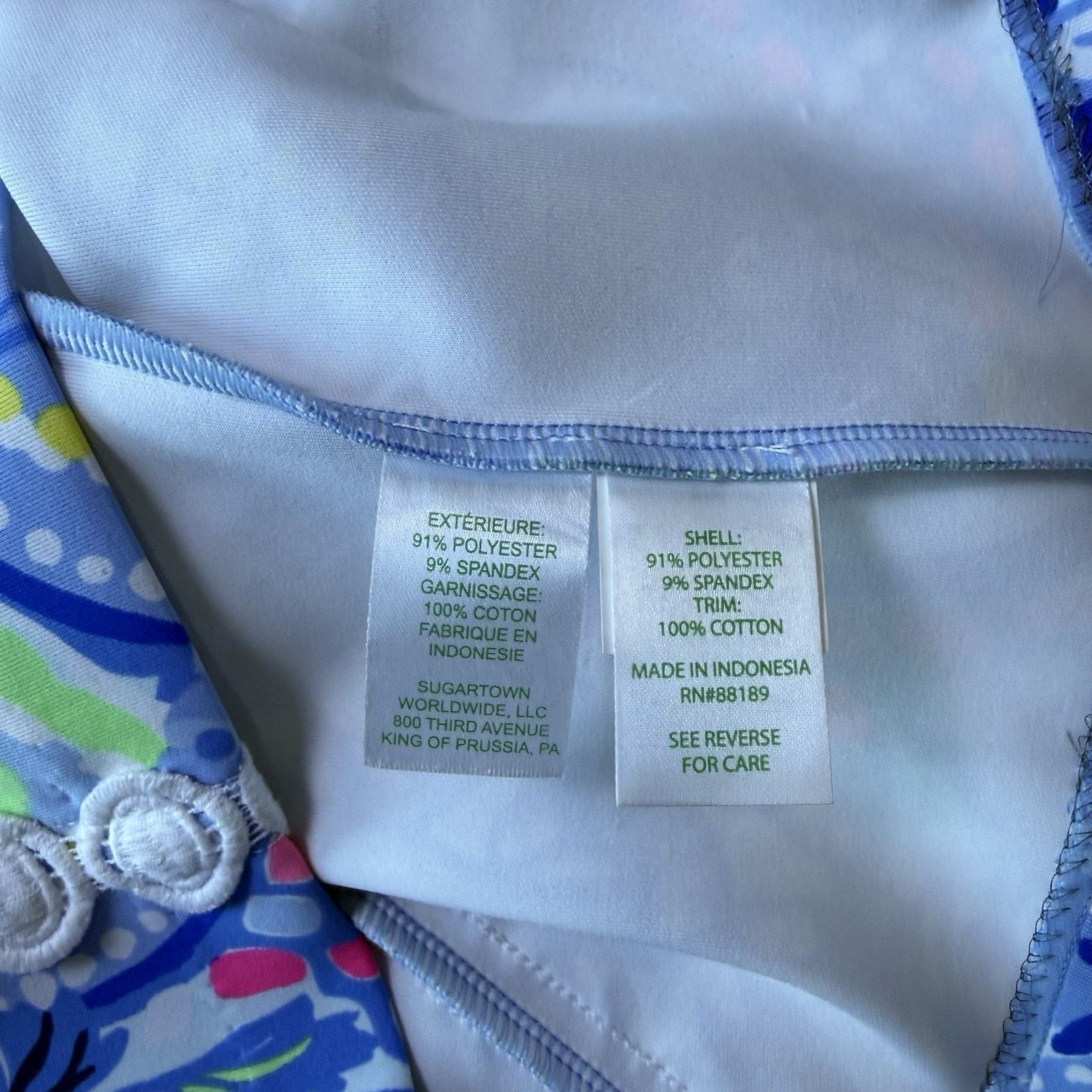 Lilly Pulitzer Lily Pulitzer Janelle Stretch Shift Dress Women's 2 Blue Size XS / US 0-2 / IT 36-38 - 8 Thumbnail
