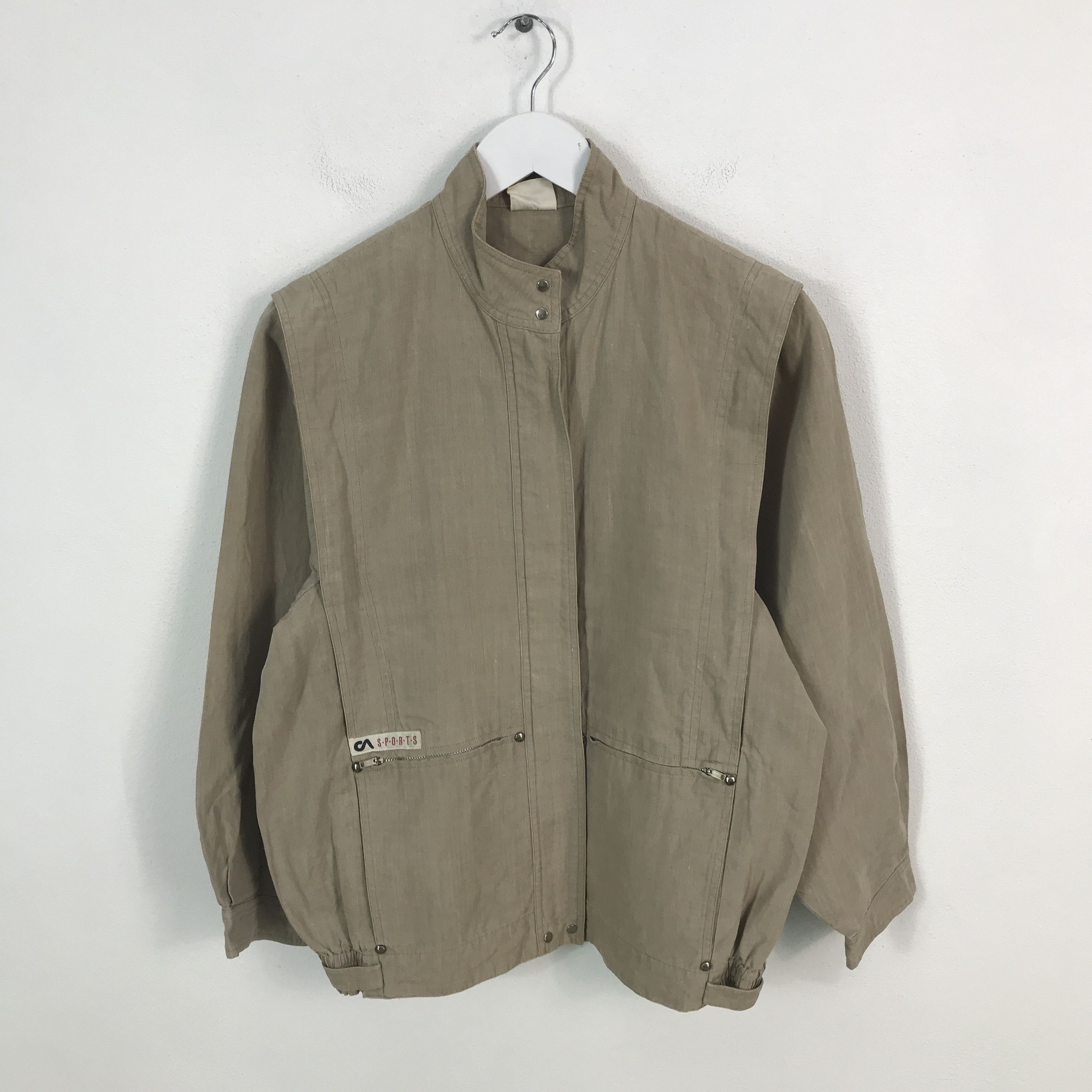 Japanese Brand Christian aujard zipper jacket Size US S / EU 44-46 / 1 - 1 Thumbnail