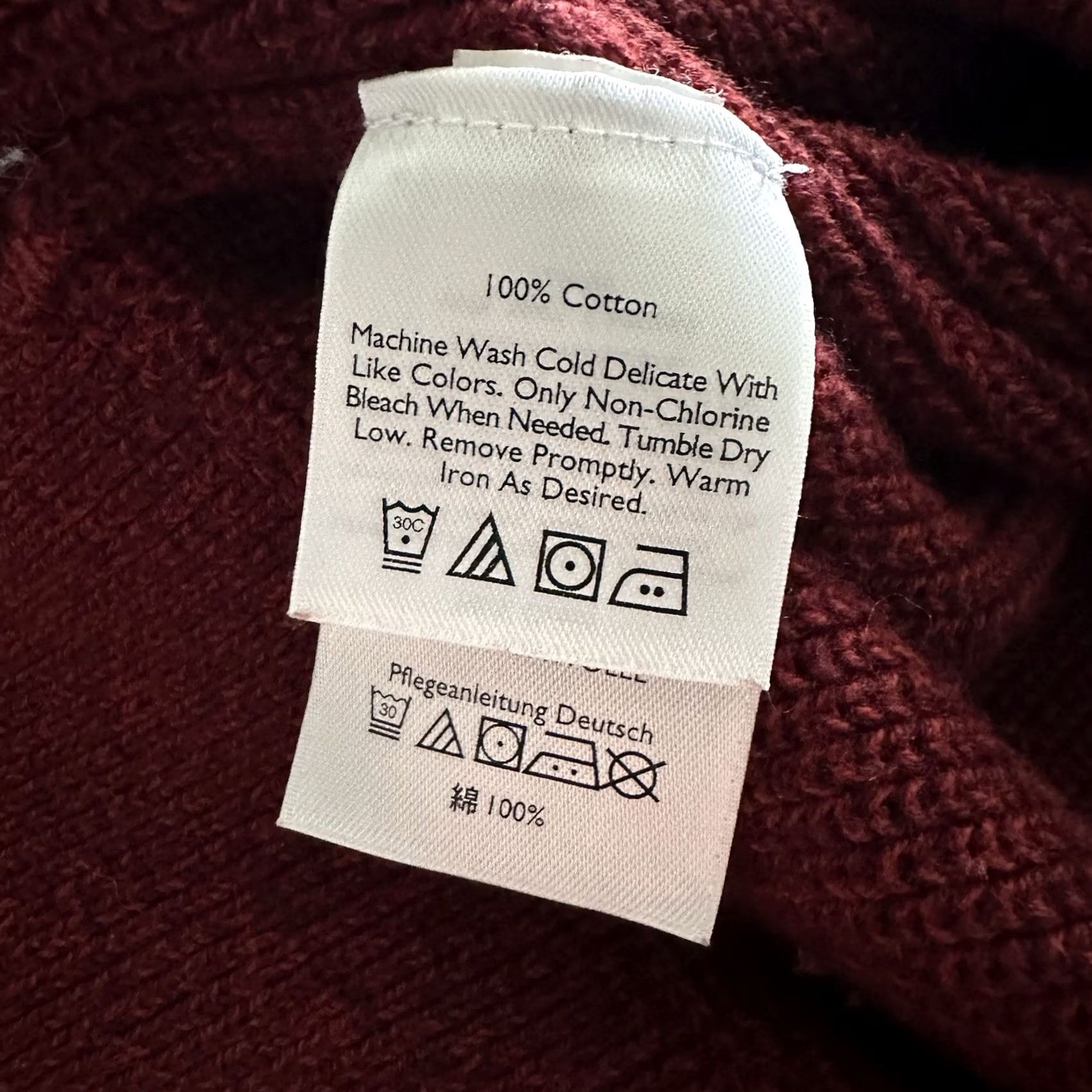 Eddie Bauer Eddie Bauer Sweater Mens Size L Red Knit Pullover 1/4 Zip Striped Classic Fit Knit Mock Neck Casual Mens Size US L / EU 52-54 / 3 - 4 Thumbnail