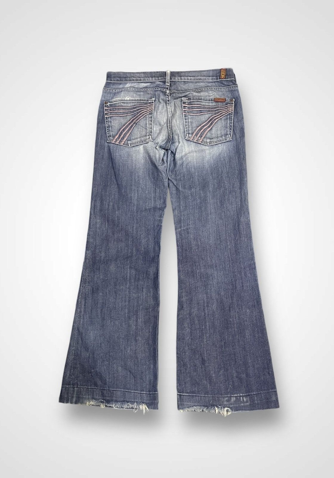 Other 7 For All Mankind Distressed Jeans (14) Size US 31 - 2 Thumbnail