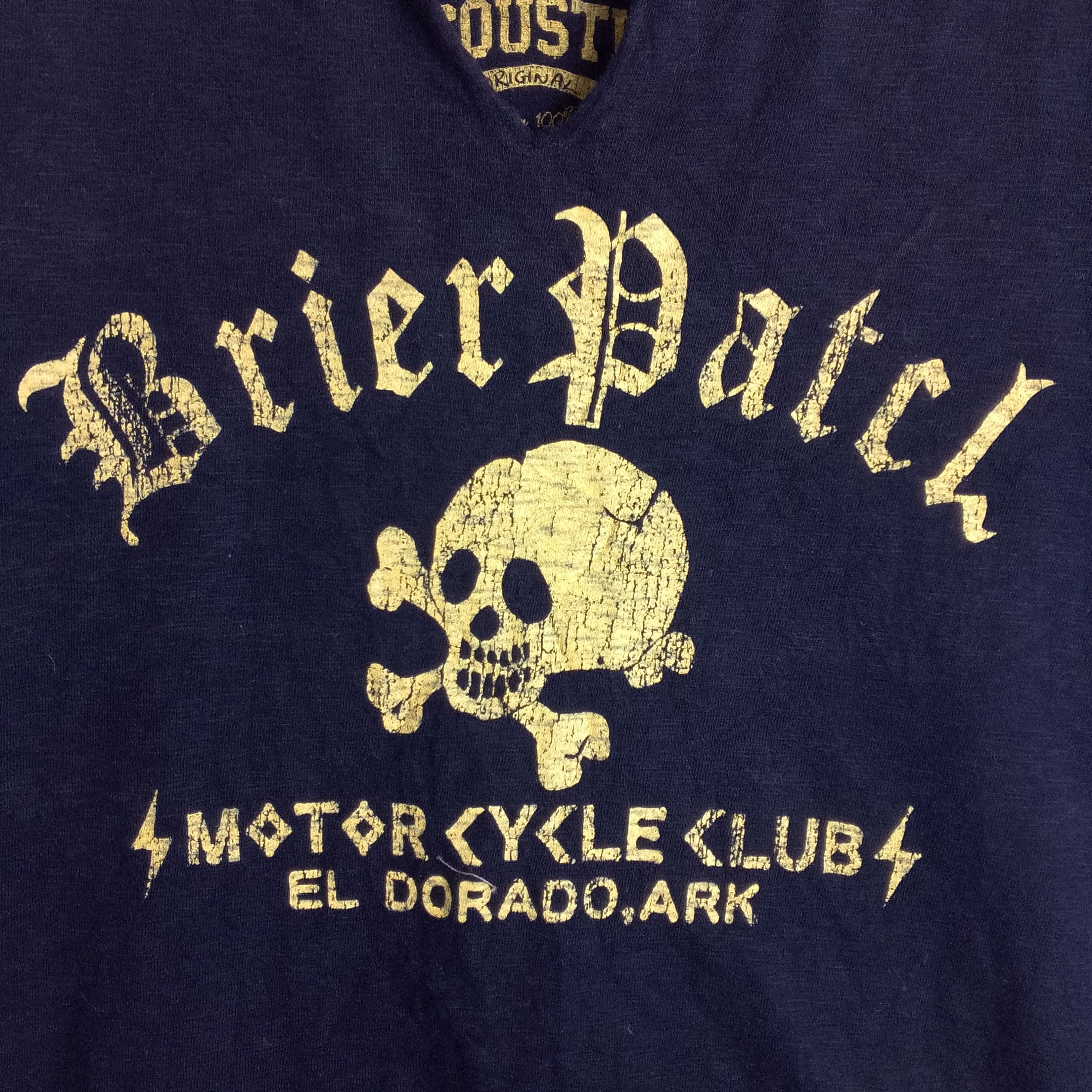 Beauty Beast Acoustic Brier Patch Motorcycle Club Skull Crossbone Size US S / EU 44-46 / 1 - 3 Thumbnail