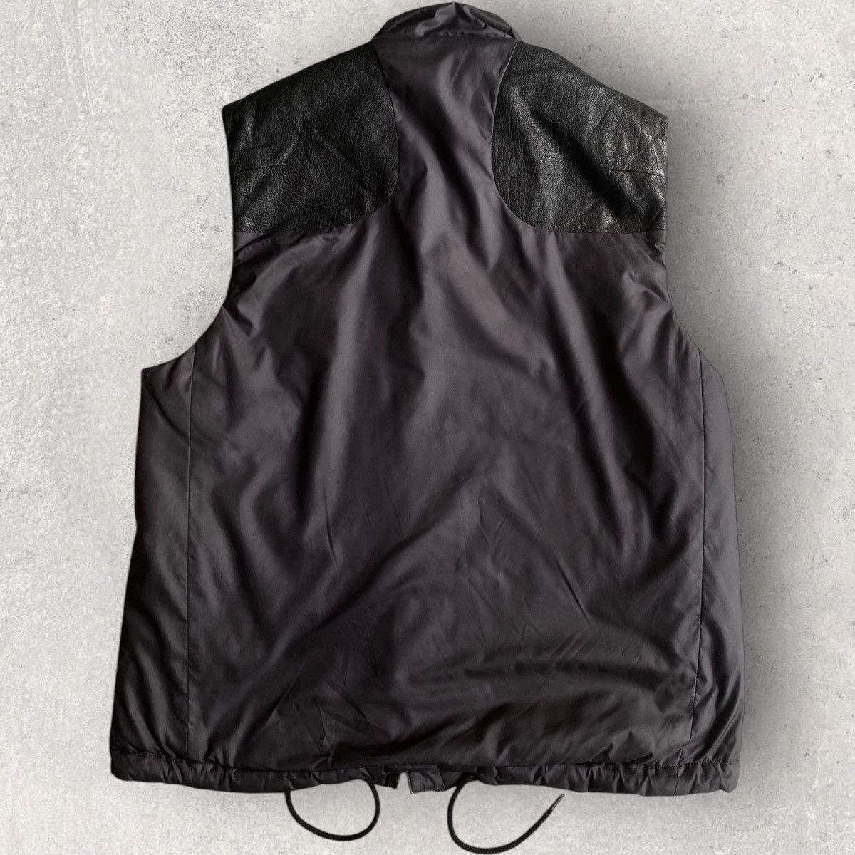 Number (N)ine N (N) FW08 Deer Leather Panel Down Vest Size US M / EU 48-50 / 2 - 4 Thumbnail