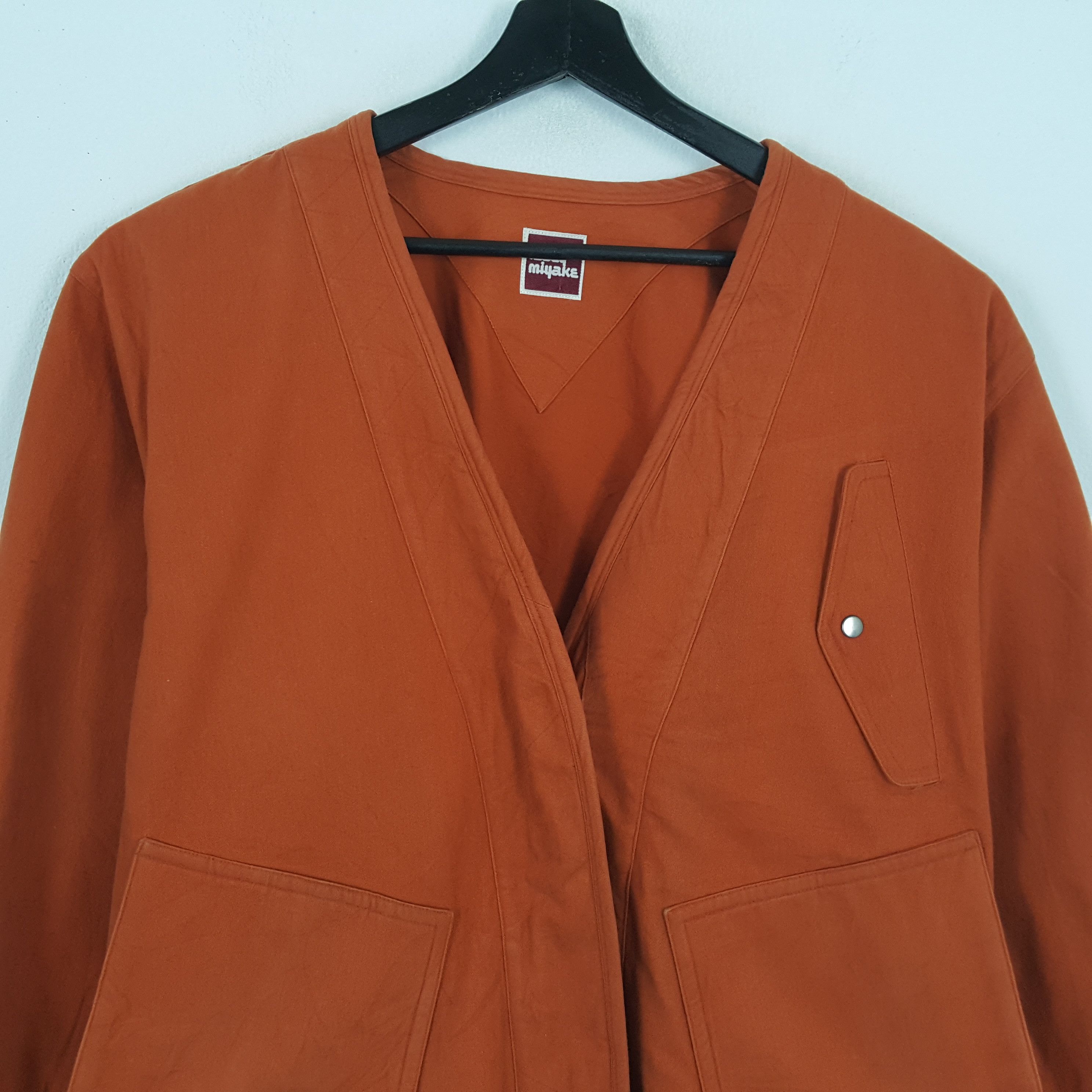 Issey Miyake × Japanese Brand × Vintage ISSEY MIYAKE Japanese Designer Jacket Fashion Style Size US XL / EU 56 / 4 - 2 Thumbnail