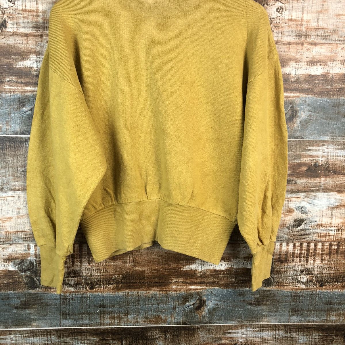 Homespun Knitwear × Japanese Brand Bavo vintage for ladies Yellow Knitwear #A2476 Size M / US 6-8 / IT 42-44 - 15 Thumbnail