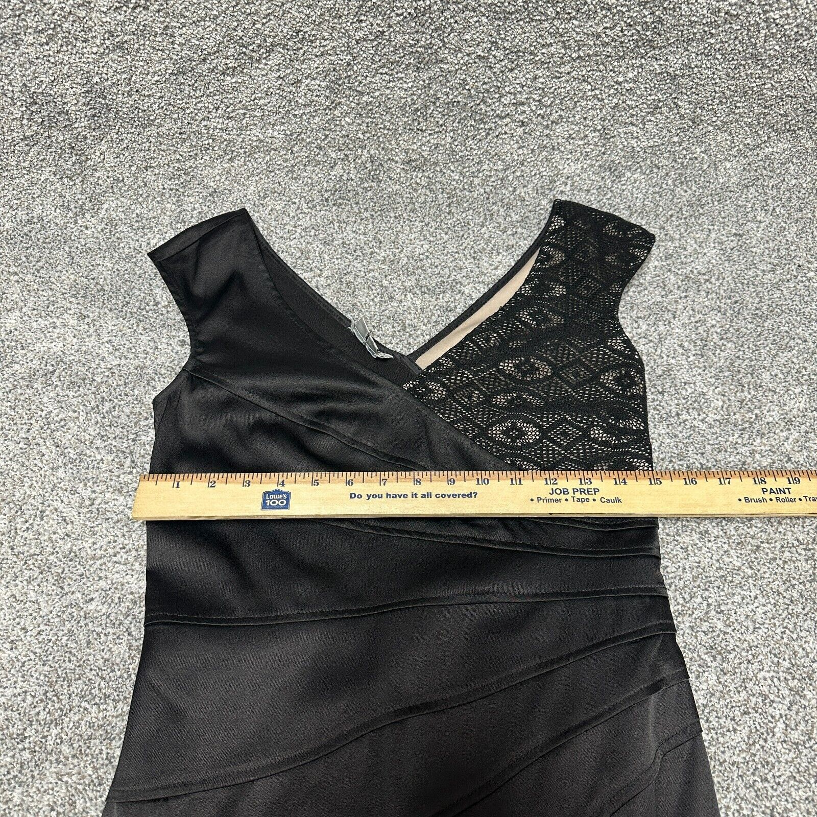 MAGGY LONDON Maggy L Cocktail Dress 8 Sheath Lace Elegant Evening Wear Size M / US 6-8 / IT 42-44 - 7 Thumbnail