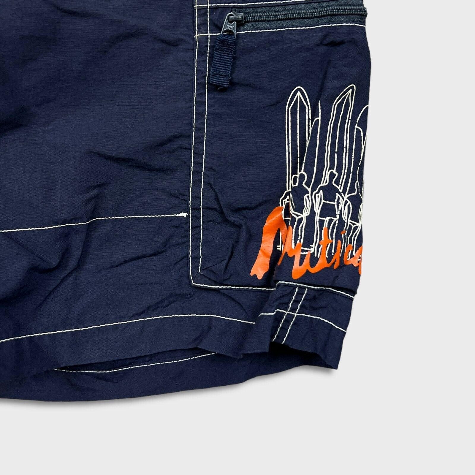 Nautica × Vintage Nautica Shorts Small Spell Out Lined Pocketed Cargo Pants Size US 40 / EU 56 - 2 Thumbnail