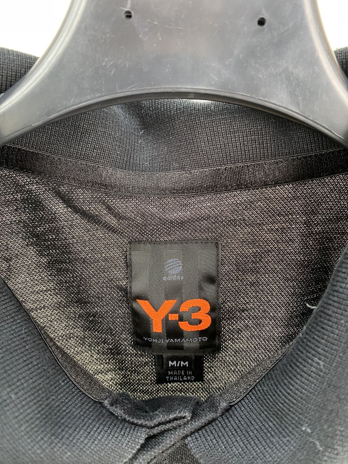 Y-3 Vintage Y-3 Denim Black Polo T-shirt Size US M / EU 48-50 / 2 - 7 Thumbnail