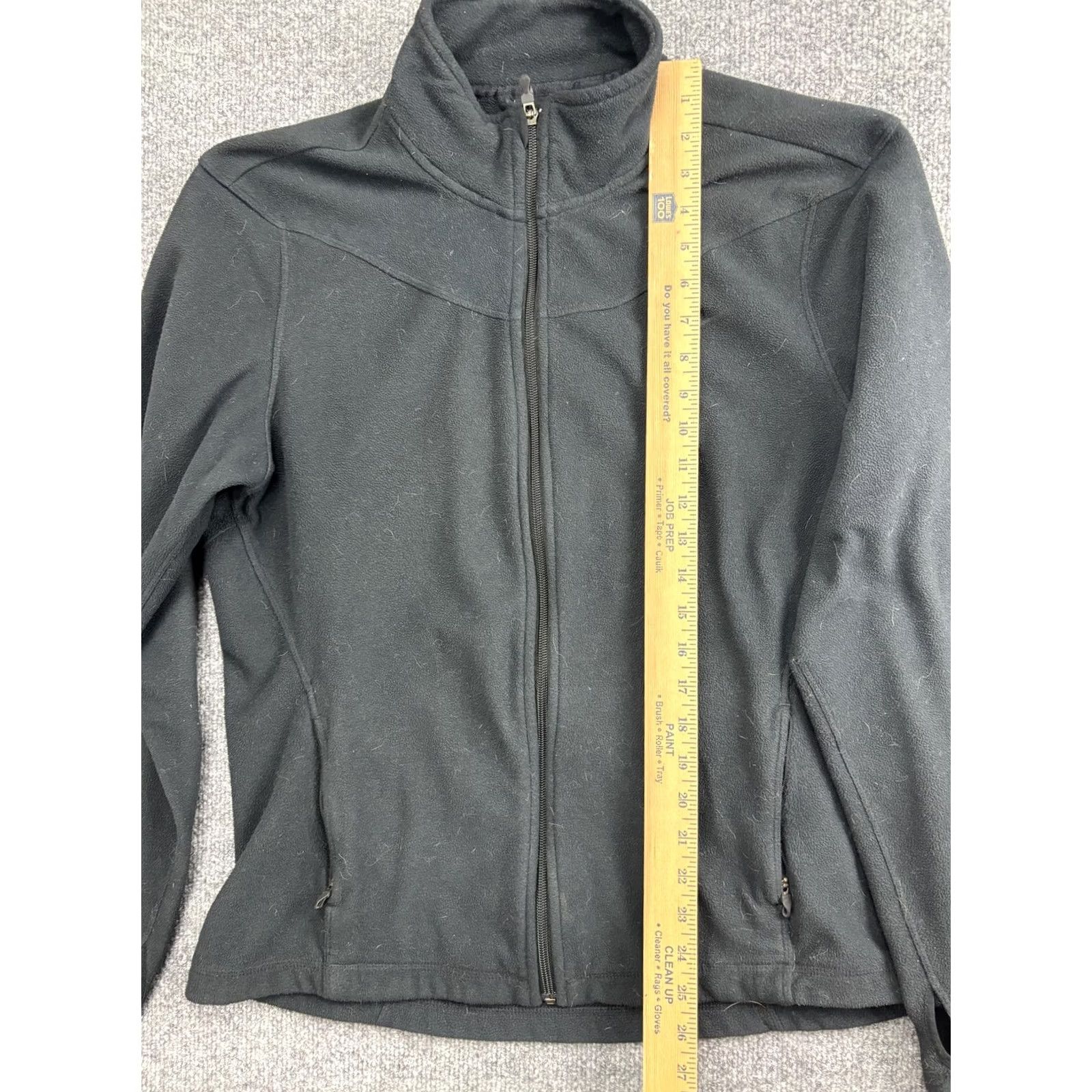 Nike Nike Therma-FIT Jacket Womens XL Black Full Zip Fleece Pockets Running Athletic Secure Zipped Pockets Office Casual Womens XL Black Therma-FIT Jacket Size XL / US 12-14 / IT 48-50 - 4 Thumbnail