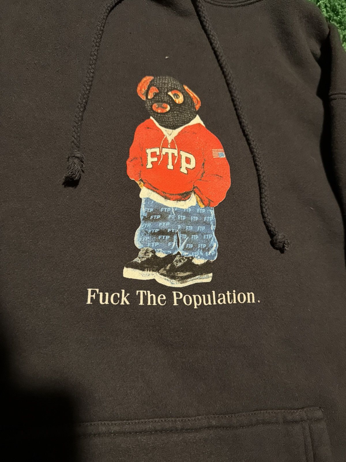 Fuck The Population FTP Bear Hoodie Size US M / EU 48-50 / 2 - 2 Thumbnail