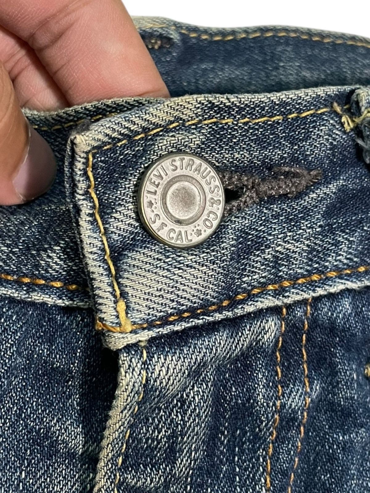 Levi's Vintage Levi’s 505 Jeans Distressed Straight Denim size 34 Size US 34 / EU 50 - 5 Thumbnail