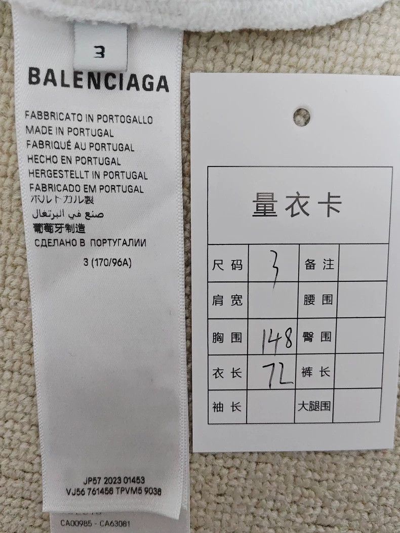 Balenciaga Balenciaga 24ss Surfer White Surf Worn Hoodie 2503-Nextarro Size US L / EU 52-54 / 3 - 6 Thumbnail