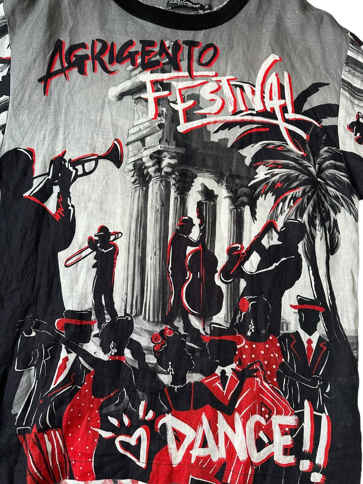 Dolce & Gabbana Dolce & Gabbana Agrigento linen tee Size US L / EU 52-54 / 3 - 2 Thumbnail