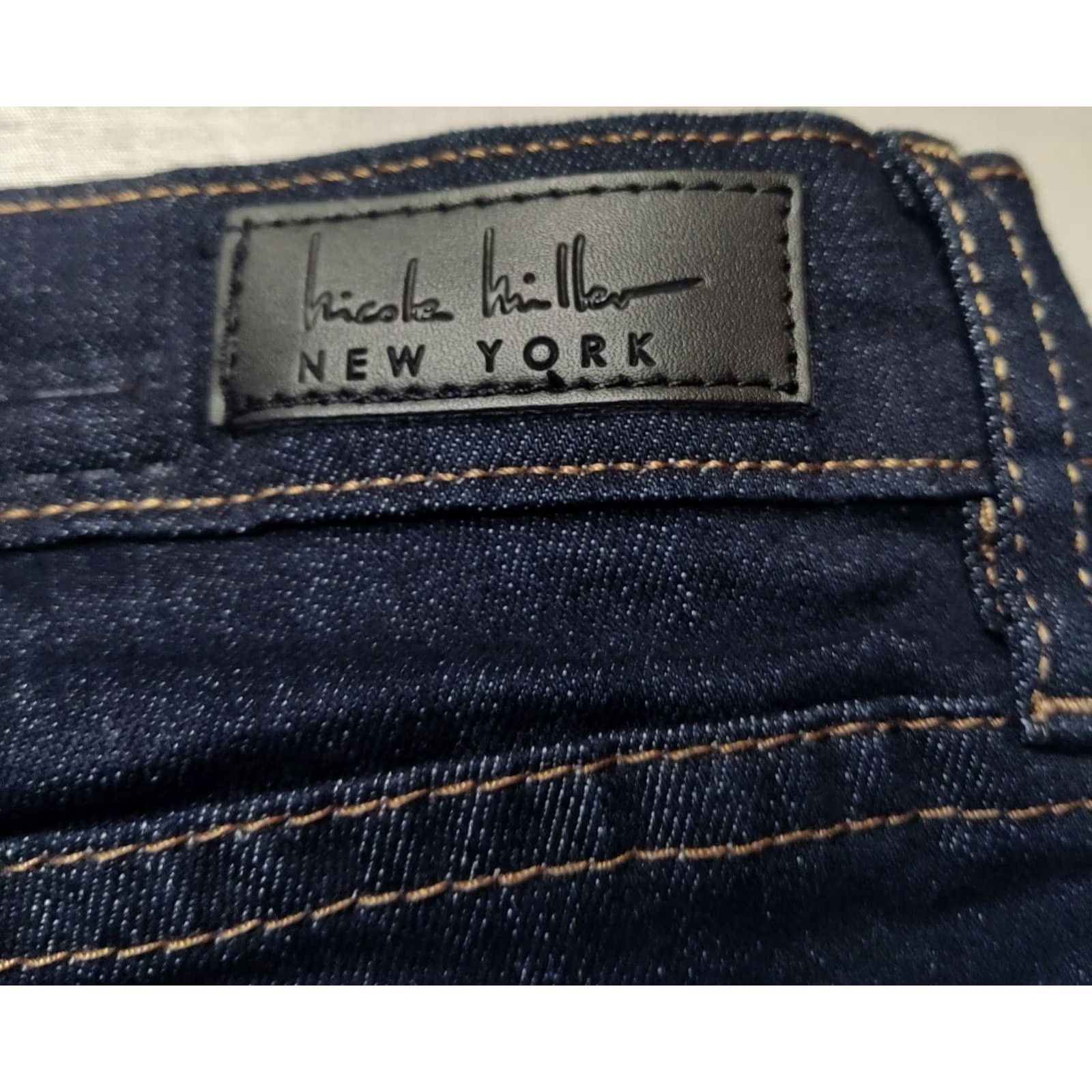 Nicole Miller VINTAGE NICOLE MILLER SOHO HIGH RISE CROP Jeans Women Plus Size 24 Dark Wash Denim NEW Size 42" / US 20 - 3 Thumbnail