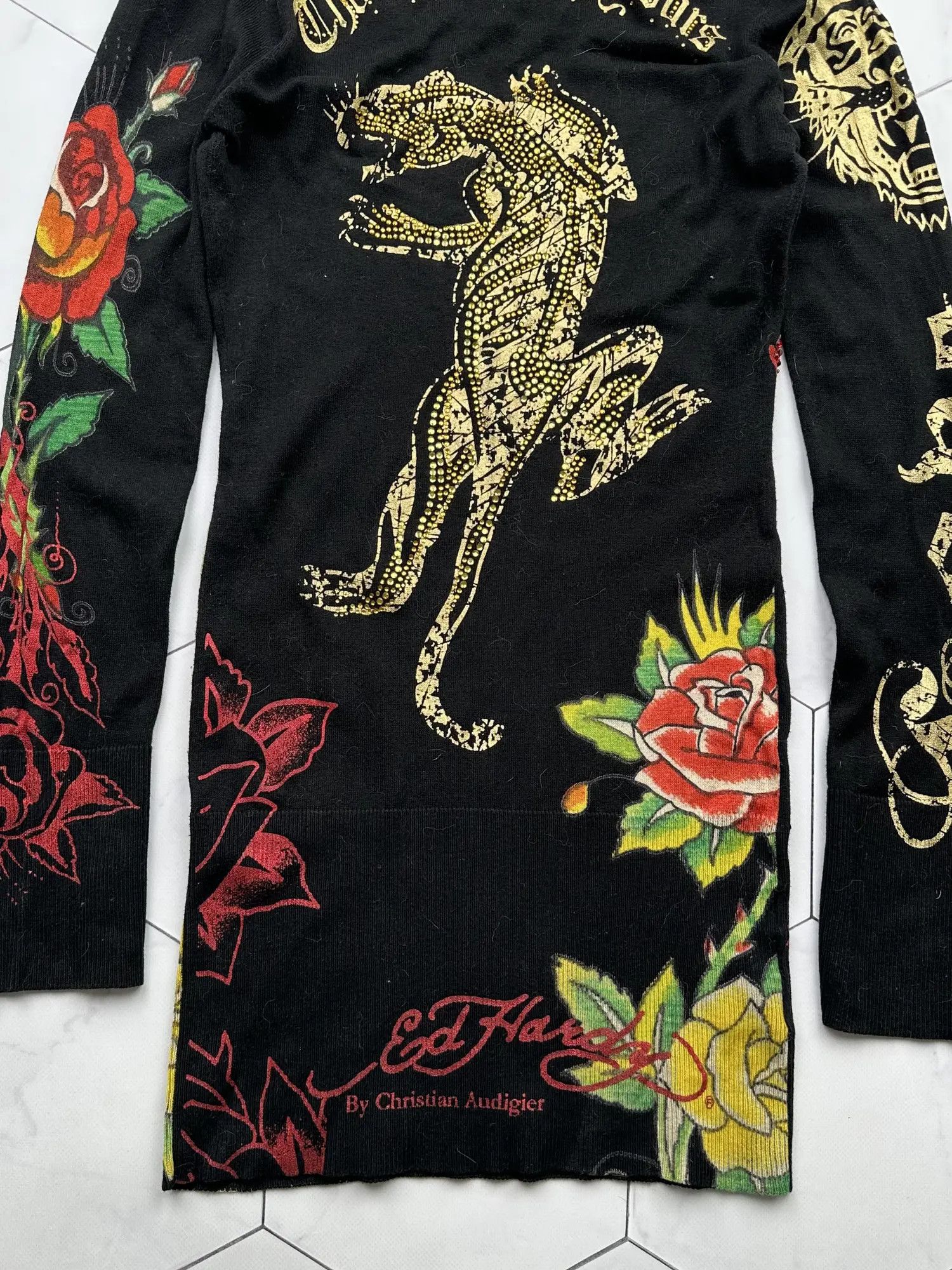 Ed Hardy Ed Hardy Vintage Mini Dress (B98) Size XS / US 0-2 / IT 36-38 - 10 Thumbnail