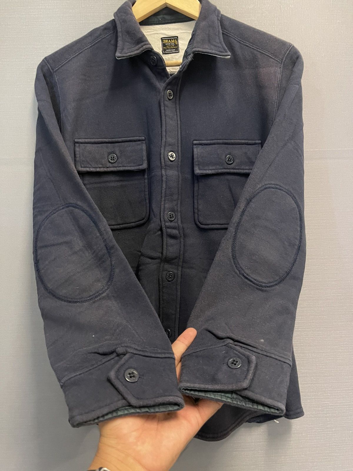 Beams Plus Vintage Beams Sweat Navy Jacket Size US M / EU 48-50 / 2 - 6 Thumbnail