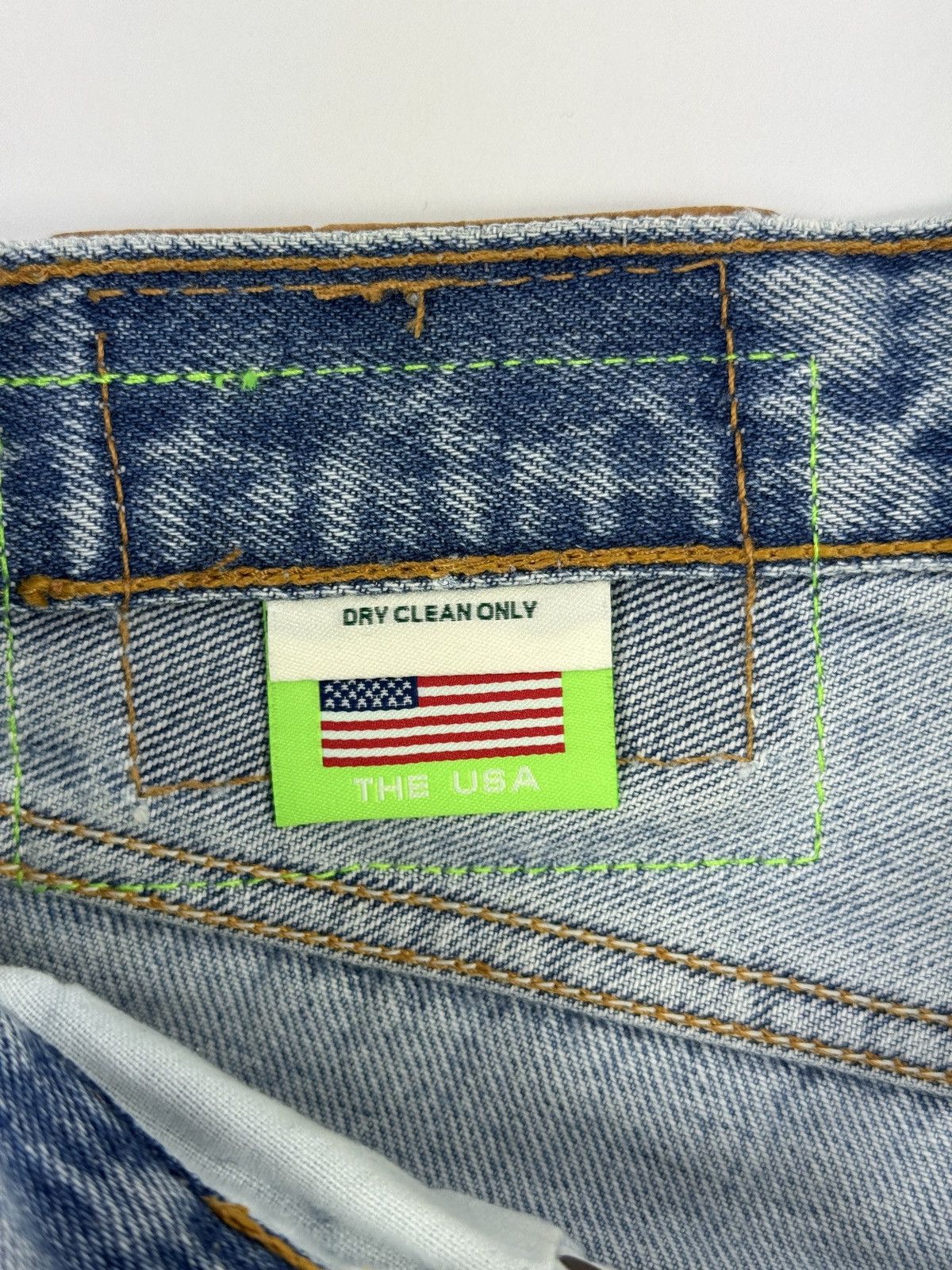 Better With Age GENTLEMENT’S TRIPLE WIDE LONG DENIM SHORTS Size US 32 / EU 48 - 4 Thumbnail