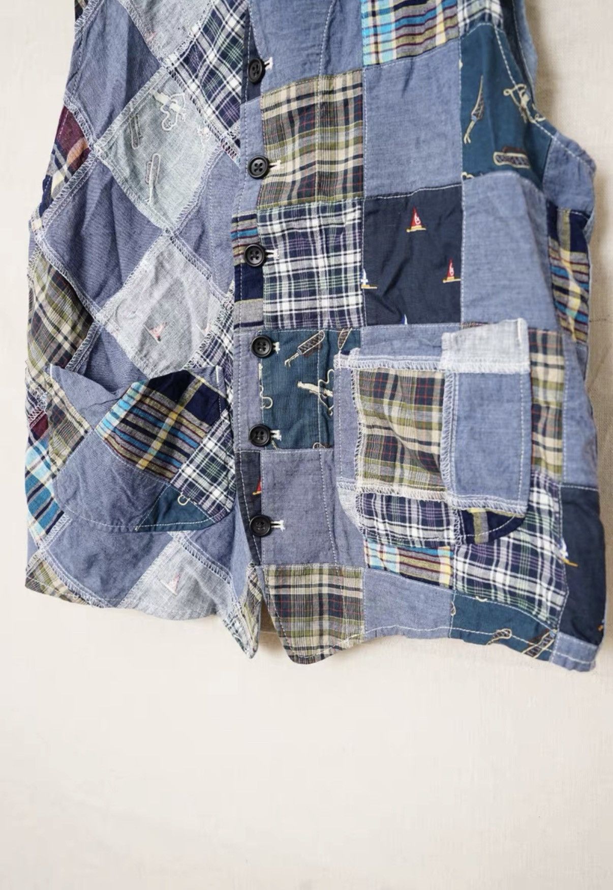 Engineered Garments Engineered Garments Panel Vest Size US S / EU 44-46 / 1 - 5 Thumbnail