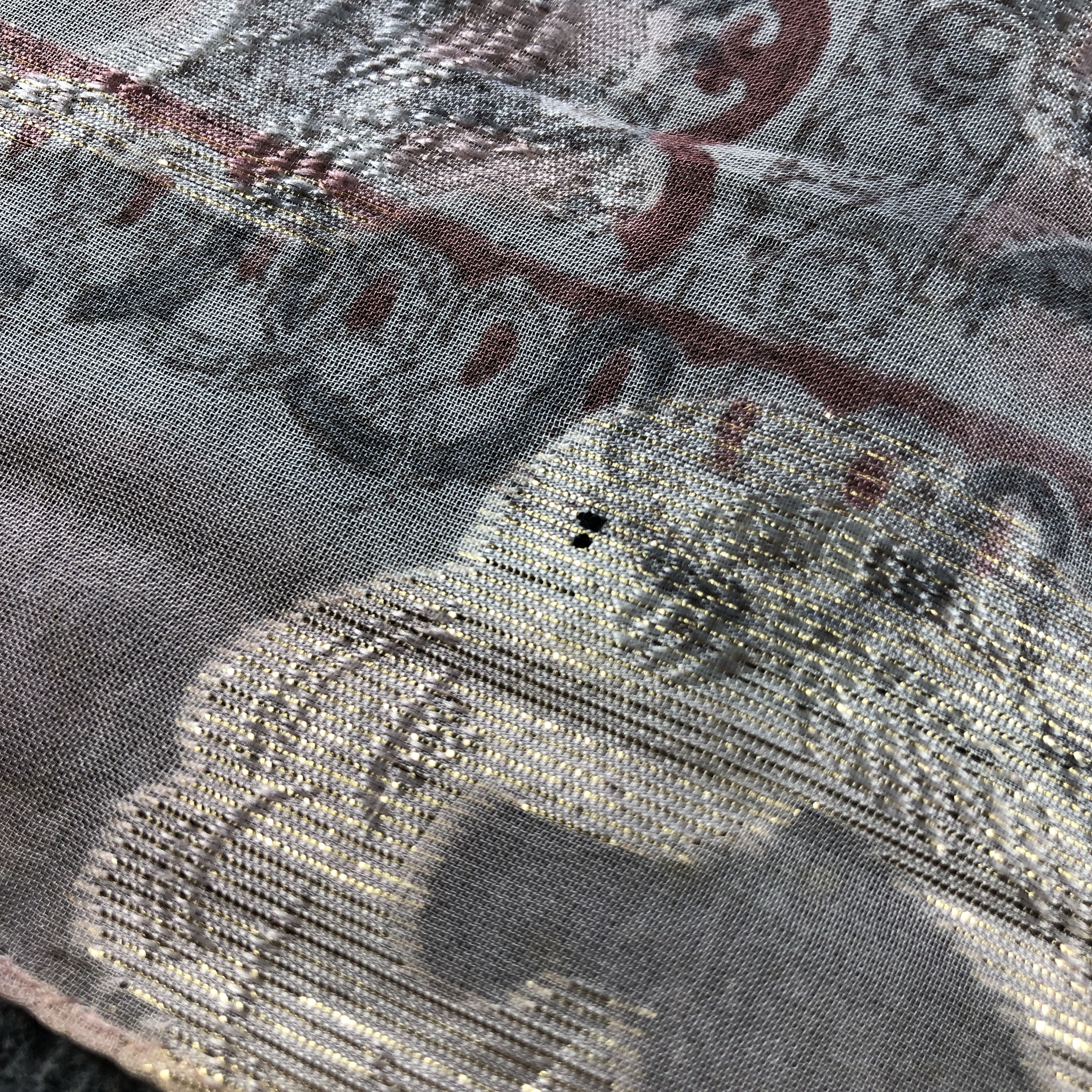 Japanese Brand Luciano Soprani Luxury Silk Scarf M1130 Size ONE SIZE - 8 Thumbnail